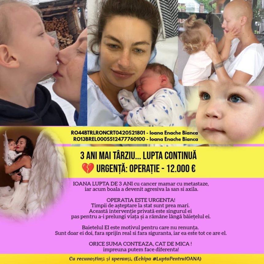Mama singura in lupta cu cancerul 12000 de euro ii pot salva viata Nu renunt pentru copilul meu