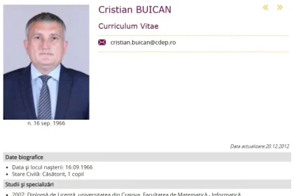 Deputatul liberal Cristian Buican absolvent la 41 de ani si moralist de serviciu cand diploma este obtinuta dupa ocuparea functiei