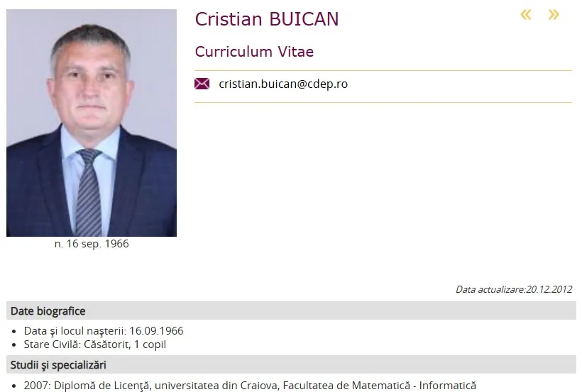 Deputatul liberal Cristian Buican absolvent la 41 de ani si moralist de serviciu cand diploma este obtinuta dupa ocuparea functiei