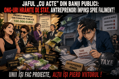 Jaful legal din banii publici ONG uri sustinute de stat si antreprenori impinsi spre faliment