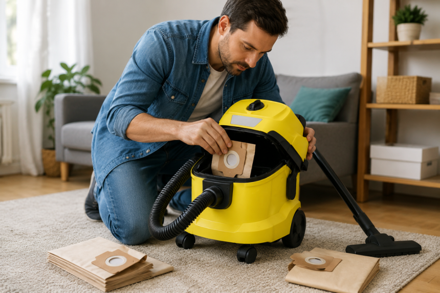 Consumabilele Karcher saci filtre si perii de inlocuire