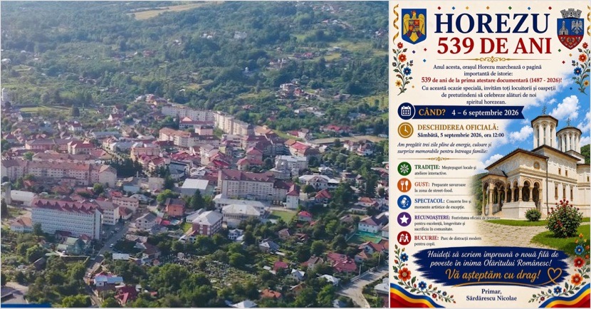 Horezu intr un moment aniversar 539 de ani de istorie traditie si comunitate Trei zile de festivitati organizate de Primarie
