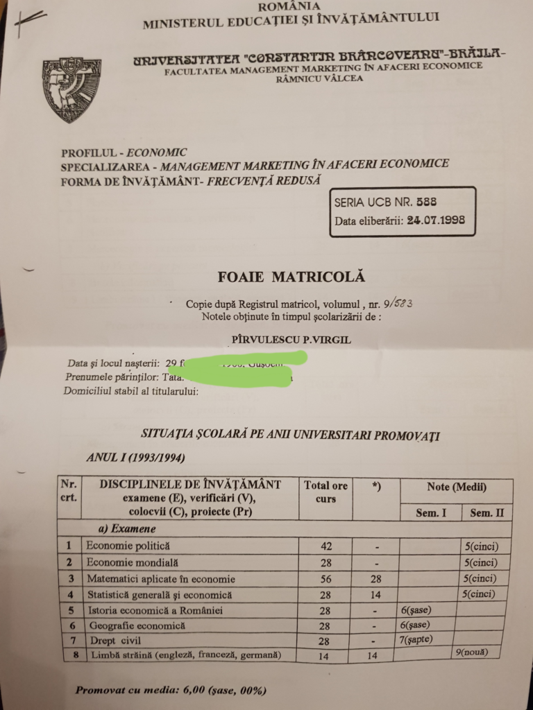 Virgil Pirvulescu si doctoratul in CET Govora intre nota 5 si lectiile zilnice despre incalzire centralizata