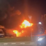 incendiu devastator lang shopping city rmnicu vlcea un autobuz i o autoutilitara distruse de foc
