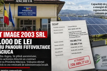 BEST IMAGE 2003 SRL, contracte la primării din Vâlcea. 727.000 lei la Măciuca