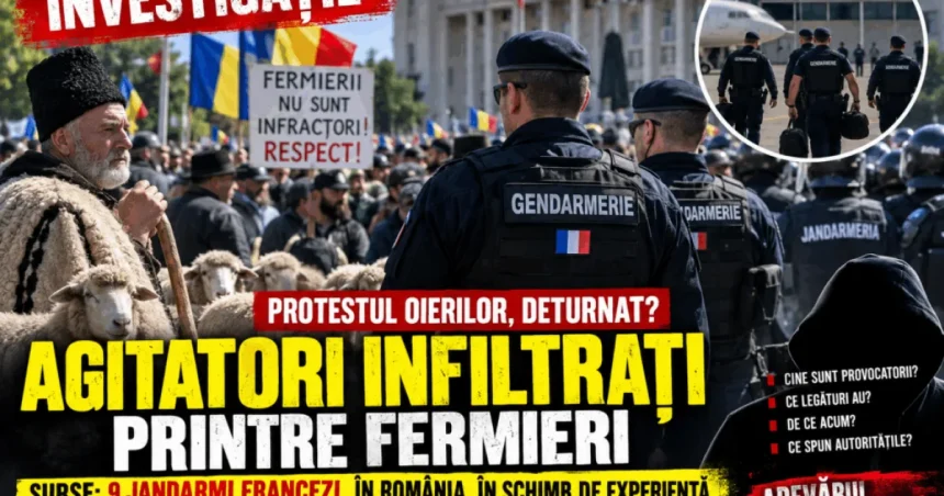 Cine a deturnat protestul oierilor? Agitatori și misterul celor 9 jandarmi francezi