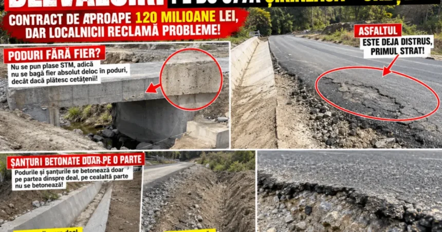 DJ 677A: contract de 120 mil. lei, lucrări reclamate